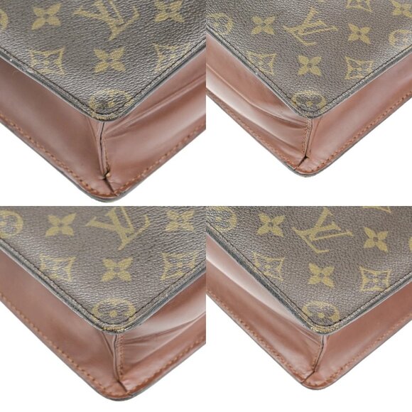 LOUIS VUITTON Pochette Homme Clutch Hand Bag Monogram Leather BN M51795 04YH118 - Picture 7 of 15